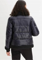 24997 KURTKA DAMSKA PIKOWANA Z KOŻUSZKEM ZE SZTUCZNEGO FUTERKA 40