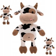 MASKOTKA PLUSZAK PRZYTULANKA KROWA KRÓWKA MUĆKA W ŁATY DUŻA XL 27 cm