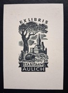 *KP* Sopoćko Konstanty (1) Ex libris dr Stanisław Aulich, X2, 1959