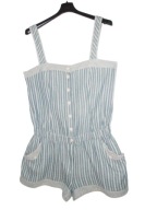 TWENTY ONE BAWEŁNIANY KOMBINEZON SZORTY PASKI 40 L