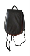 VOI CZARNY MAŁY PLECAK SKÓRA NATURALNA