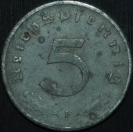 5 Reichspfennig 1940 F - piękny egzemplarz