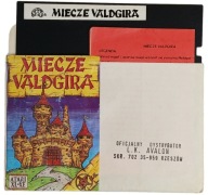 ATARI XL/XE gra Miecze Valdgira oryginalne 1-sze wydanie z 1991 [st dobry+]