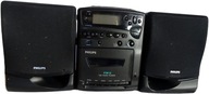 Wieża Philips FW12 Radio FM Głośniki Pilot GARAŻ gra tylko radio komplet