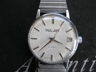 = PIĘKNY POLJOT 17 JEWELS + DATA do Kolekcji!