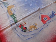 Komplet obrus + lambrekin na boże narodzenie - 38/84 x 190 cm,72 cm x 75 cm