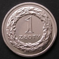 Polska 1 złoty 2010 - z oryginalnego woreczka bankowego NBP - stan 1 -