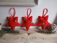 GWIAZDKI,GWIAZDY, ZAWIESZKI komplet 3 szt.