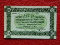 Siersza - Fabryka Cementu GÓRKA - 10 fenigów 1920 - Trzebinia , p. Chrzanów