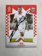 Karta topps autograf Polska Jakub Kiwior PZPN