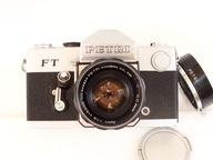 Aparat fotograficzny PETRI FT + obiektyw 55 mm 1,8 C.C. Auto