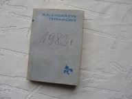 Kalendarzyk terminowy 1982
