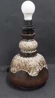 Lampa Lampka ceramika Fat Lava vintage design