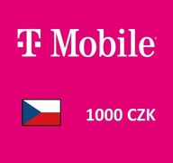 Doładowanie Czechy 1000 Kc T-Mobile