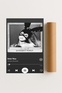 Plakat bez ramy 21x30cm Ariana Grande Into You pop art | Pomysł na Prezent
