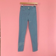H&M dżinsy wysoki stan elastyczne jasne 34 XS