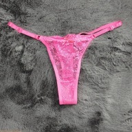 Stringi koronkowe , majtki różowe