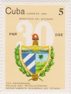 Kuba Mi. 3278** 30 rocznica rewolucji,policja