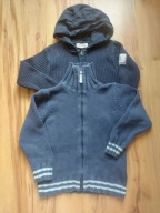 Śliczne swetry, bluzy zestaw 2 szt r 110/116 cm