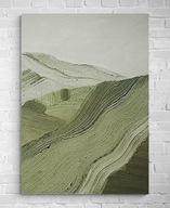 Obraz na płótnie strukturalny abstrakcja Wabi Sabi / Japandi 40×50