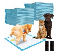 PODKŁADY CHŁONNE DLA PSÓW KOTÓW HIGIENICZNE 50 SZTUK + 15szt WORKÓW GRATIS