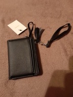 Portfel czarny z uchwytem Cropp