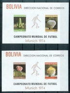 **WM74 Boliwia Bl.36-37 = 80 Euro - KAKTUSY !!!! bardzo rzadkie bloki