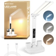 Lampka biurkowa EVI Nowoczesna Premium biały moc do 5 W
