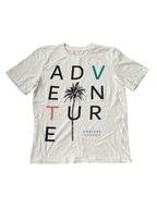 T-shirt koszulka biała chłopiec 164 Coccodrillo