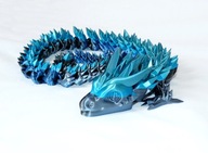 Crystal Dragon Smok Kryształowy Ruchomy Przegubowy Druk3D 78cm Multivers3D