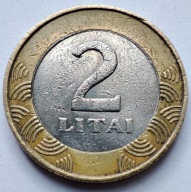 Litwa 2 Lity 1999 r. śr. 25 mm