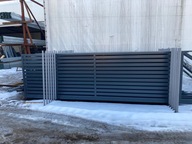 BRAMA PRZESUWNA Z NAPĘDEM 4m prawa lewa od ręki