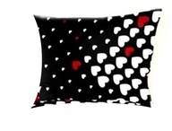 Poszewka z kory 40x40 jasiek z bawełny gofrowanej K 334-1 zaczarowae serca