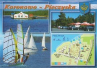 KORONOWO - PIECZYSKA - OŚRODEK WYPOCZYNKOWY - MAPKA - HERB
