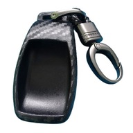 Etui Pokrowiec z włókna węglowego ABS do Mercedes Benz + karabińczyk