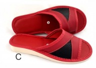 KAPCIE PANTOFLE DAMSKIE SKÓRA LACZKI Komfortowe Domowe 39