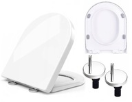 DESKA SEDESOWA WC WOLNOOPADAJĄCA TWARDY DUROPLAST DO CERSANIT KOŁO ROCA