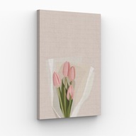 Obraz na płótnie 40x70 Subtelny Bukiet Różu kwiaty | Pomysł na prezent