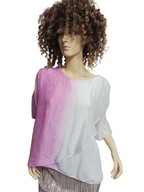 WŁOSKA BLUZKA jedwabna rękaw pod . 38/ 40