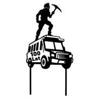 Ozdoba Topper na Tort Fortnite 100 Lat Dekoracja Dla Gracza Sto Lat