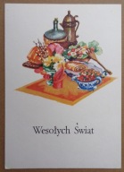 POCZTÓWKA - WANDA ORLIŃSKA - WIELKANOC - grafika autorska pocz. lat 70-ych