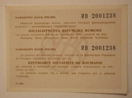 NBP - TALON na 2400 złotych na tranzyt przez RUMUNIA do wymiany na leje