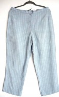 CHICC spodnie cienkie paski len pas guma r42 jnowe