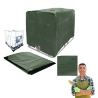 POKROWIEC OSŁONA PLANDEKA NA ZBIORNIK WODĘ MAUZER IBC 1000L 3 WARSTWY MOCNY