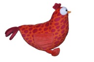 pluszak maskotka oryginalna kolorowa kura