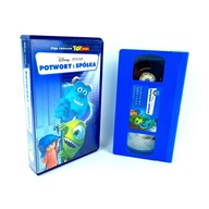 DISNE'Y PIXAR POTWORY I SPÓŁKA FILM KASETA VIDEO VHS WYDANIE PL