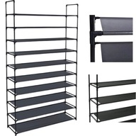 WYSOKI REGAŁ NA BUTY OBUWIE METALOWY ORGANIZER STOJAK SZAFA Z PÓŁKAMI 175CM