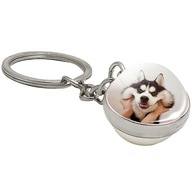 Brelok do kluczy/ka - Siberian Husky - ozdoba zawieszka plecak, portfel