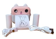 Aparat drukarka kotek bez tuszu Bluetooth 48MPx