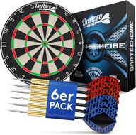 Tarcza DartPro Samoregulująca 45cm + 6 Rzutek | Profesjonalny Dart Sport
